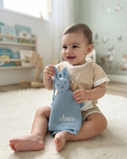 Personalised first birthday photoshoot outfit with embroidery - view 3 | Eli&Eli