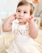 Girls birthday photo shoot set in coco white - view 3 | Eli&Eli