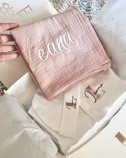 Personalised hospital and baby shower gift set in blush pink - view 10 | Eli&Eli