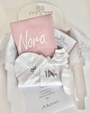 Personalised hospital and baby shower gift set de luxe in blush pink - Eli&Eli Dubai