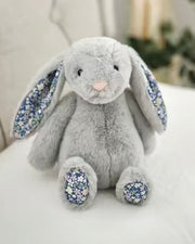 Personalised keepsake plush bunny in grey - view 5 | Eli&Eli