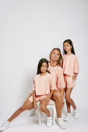 Kids street set in peach pink - view 13 | Eli&Eli