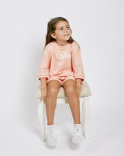Kids street set in peach pink - view 3 | Eli&Eli