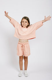 Kids street set in peach pink - view 4 | Eli&Eli