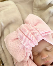 Personalised knitted romper and headband dream blush - view 4 | Eli&Eli