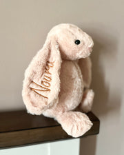 Personalised little grey bunny toy - view 7 | Eli&Eli