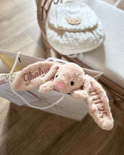 Personalised little grey bunny toy - view 9 | Eli&Eli