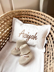 Personalised muslin baby pillow - view 3 | Eli&Eli
