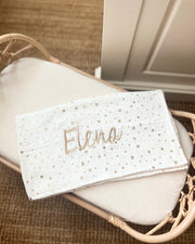 Baby Swaddle Blanket Cotton Muslin Lavender - view 18 | Eli&Eli