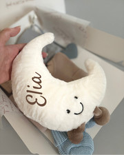 Personalised plush baby moon pillow - view 2 | Eli&Eli