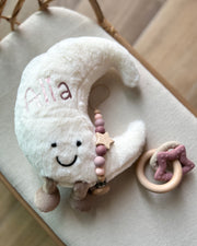 Personalised plush baby moon pillow - view 4 | Eli&Eli