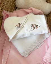 Summer knitted baby blanket cloud white - view 6 | Eli&Eli
