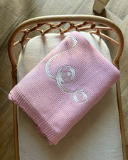 Summer knitted baby blanket cupcake pink - view 8 | Eli&Eli