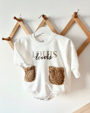 Personalised white terry Christmas gift set for boy or girl - view 11 | Eli&Eli