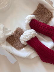 Personalised white terry Christmas gift set for boy or girl - view 3 | Eli&Eli