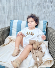 Personalised white terry Christmas gift set for boy or girl - view 9 | Eli&Eli