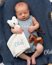 Premium personalised newborn blanket gift hamper - view 2 | Eli&Eli