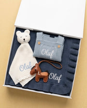 Premium personalised newborn blanket gift hamper - view 7 | Eli&Eli