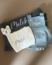 Premium personalised newborn blanket gift hamper - view 9 | Eli&Eli