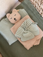 Premium personalised blanket gift hamper in sea green - view 13 | Eli&Eli