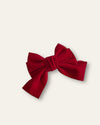 Red velvet hair clip for baby, toddler and girls, Christmas accessory - Eli&Eli Dubai