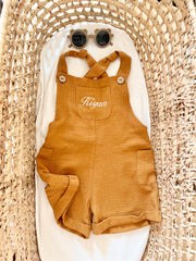 Rocky unisex jumpsuit in caramel - view 3 | Eli&Eli