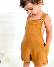Rocky unisex jumpsuit in caramel - view 4 | Eli&Eli