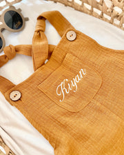 Rocky unisex jumpsuit in caramel - view 5 | Eli&Eli