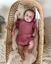 Ruffled muslin romper selection - view 8 | Eli&Eli