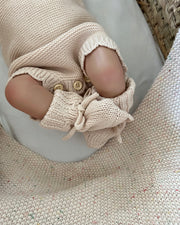 Summer knitted romper vanilla - view 6 | Eli&Eli