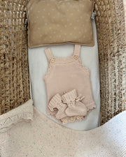 Summer knitted romper vanilla - view 7 | Eli&Eli