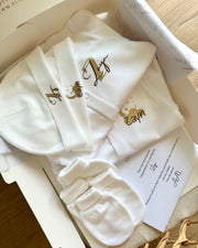 Two personalised hospital and baby shower gift sets - view 3 | Eli&Eli