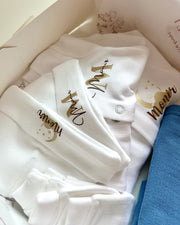 Two personalised hospital and baby shower gift sets - view 4 | Eli&Eli