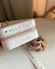 Velvet baby keepsake memory box, gift idea - Eli&Eli