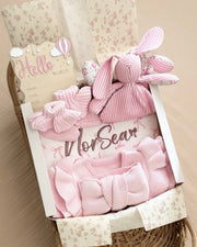 Vintage muslin baby blanket with white bows - view 12 | Eli&Eli