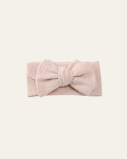 Waffle baby headband with bow - view 7 | Eli&Eli