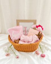 Wooden rattan basket gift wrap - view 4 | Eli&Eli