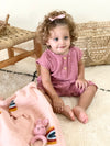 Baby and toddler muslin summer jumpsuit romper, unisex colour selection - Eli&Eli Dubai
