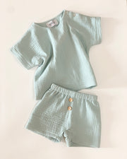 Muslin Cotton Shorts - view 18 | Eli&Eli