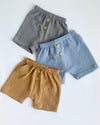 Boho muslin cotton shorts for boys and girls, colour selection - Eli&Eli Dubai