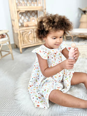 Emma boho muslin dress, colour selection - view 10 | Eli&Eli