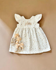 Emma boho muslin dress, colour selection - view 15 | Eli&Eli