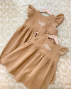 Emma boho muslin dress with ruffled shoulders, colour selection - Eli&Eli Dubai
