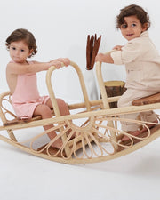 French terry baby and kids set in beige - view 5 | Eli&Eli