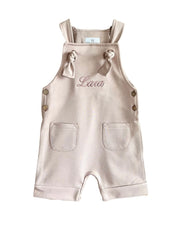 Knot jumpsuit terry in taupe - view 8 | Eli&Eli