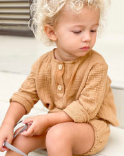 Long sleeve muslin boho shirt - view 4 | Eli&Eli