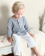 Long sleeve muslin boho shirt - view 5 | Eli&Eli
