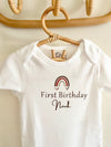 Personalised baby birthday onesie with name, first birthday outfit - Eli&Eli Dubai