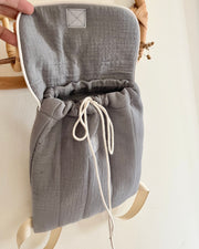 Personalised handmade muslin kids bag - view 8 | Eli&Eli