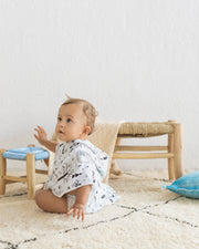 Personalised hooded muslin poncho, print themes - view 10 | Eli&Eli